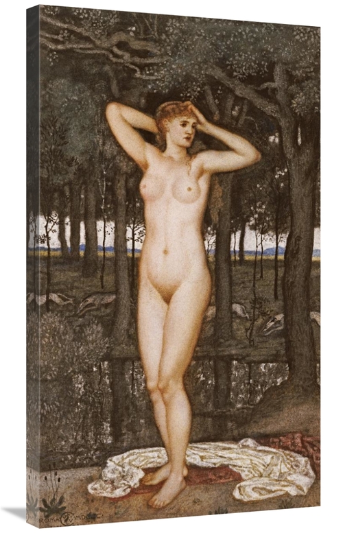 Global Gallery GCS-267889-36-142 36 in. Diana at the Bath Art Print - 