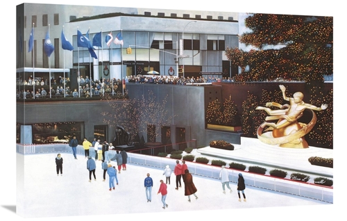 Global Gallery GCS-398709-2436-142 24 x 36 in. Rockefeller Center Art 