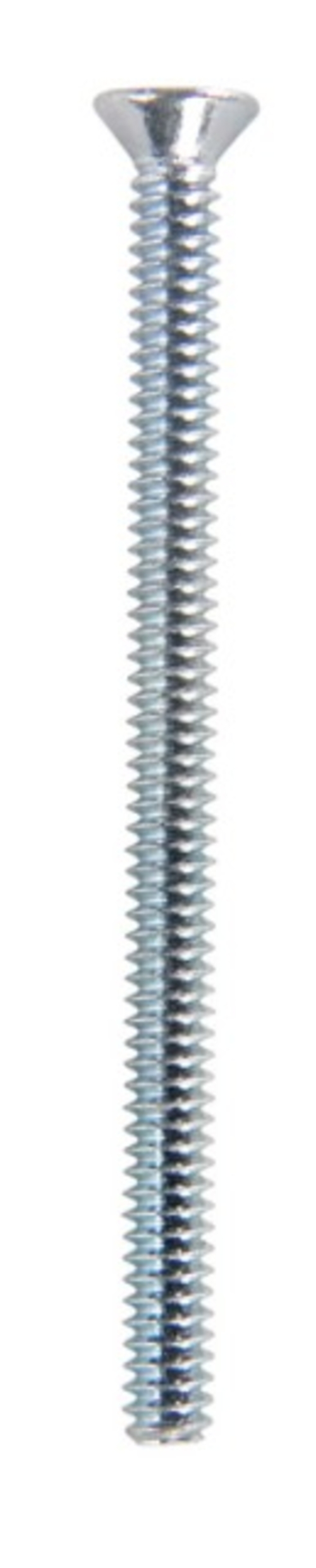 Hillman 101042 6-32 x 2 in. Zinc Plated Steel Machine Screw  Box of 10