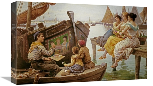 Global Gallery GCS-268362-22-142 22 in. The Three Graces Art Print - A