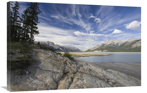 Global Gallery GCS-395511-2436-142 24 x 36 in. Abraham Lake Created By