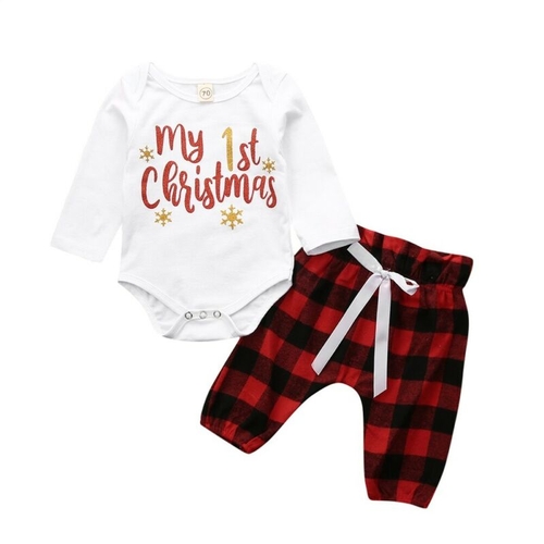 Pudcoco Autumn Christmas Newborn kids Baby Boy