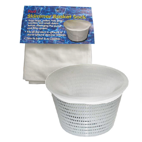 JED Pool Tools JED852 Skimmer Basket Sock - 4 per Bag