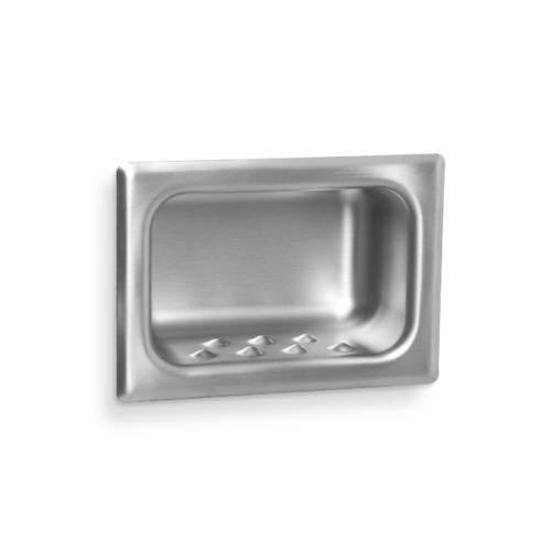 AJW US80 Security Soap Dish- Chase Mount - Recessed