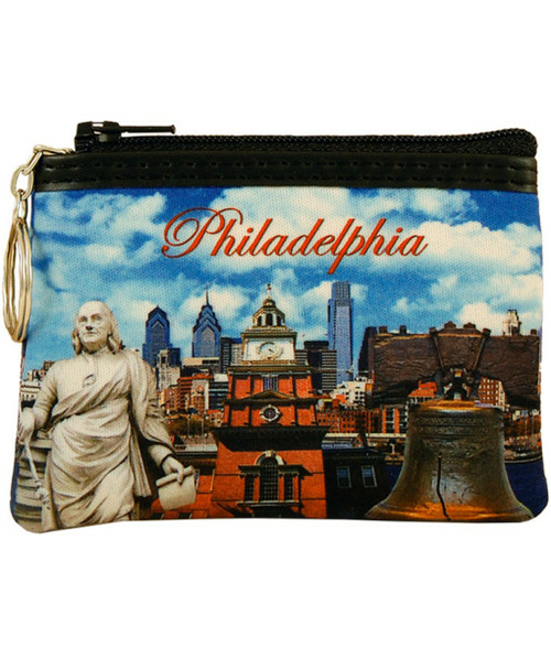 Americaware SPPHI01 Philadelphia Full Color Coin Purse