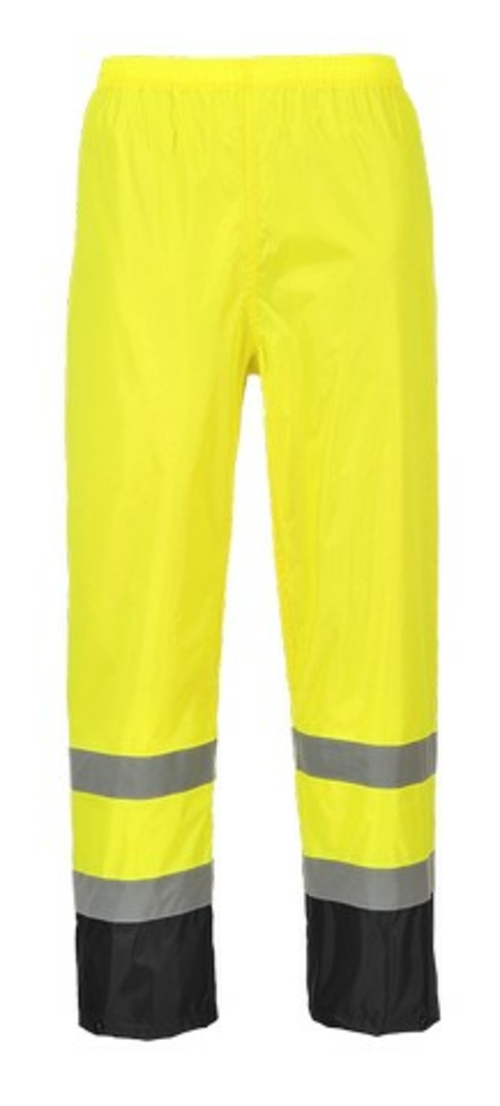 Portwest H444 5XL Hi-Visibility Classic Contrast Rain Trousers, Ye