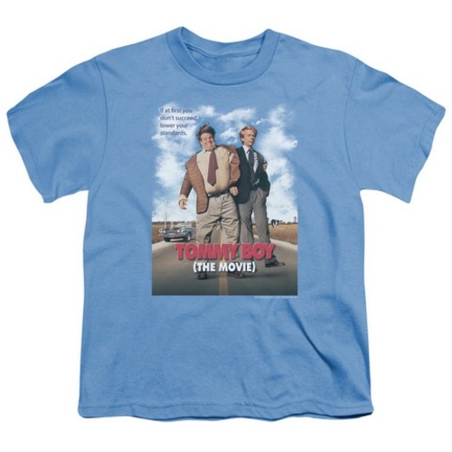 Trevco Tommy Boy-Movie Poster Short Sleeve Youth 18-1 Tee- Carolina Bl