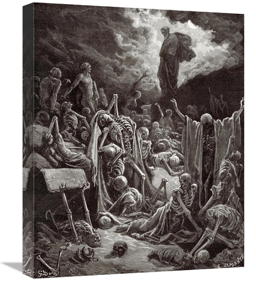 Global Gallery GCS-277431-22-142 22 in. The Visions of Ezekiel the Vis