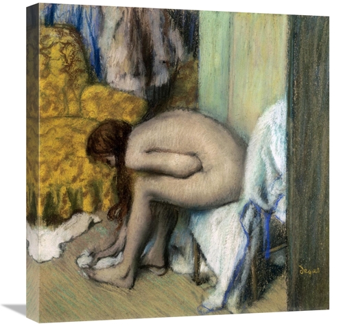 Global Gallery GCS-277303-22-142 22 in. After the Bath, Woman Dryi