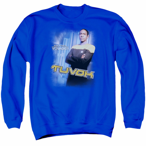 Trevco CBS571-AS-4 Star Trek & Tuvok Adult Cotton & Polyster Crewneck 