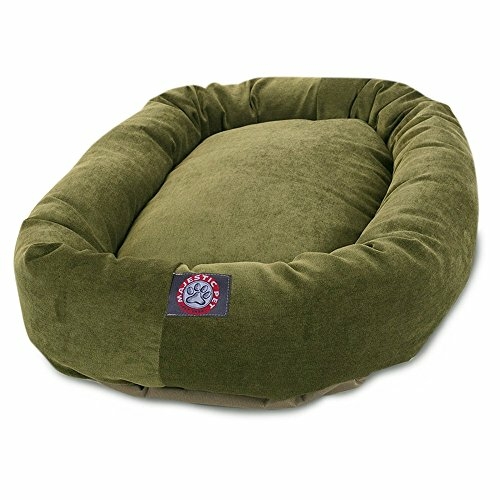 MajesticPet 788995526506 40 in. Villa Donut Pet Bed, Fern