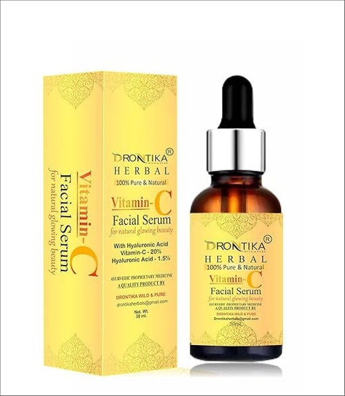 100% PURE & NATURAL BRIGHT COMPLETE VITAMIN-C BOOSTER FACE SERUM, 30ML