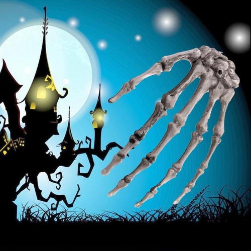 1 Pair Plastic Stage Decor Skeleton For Halloween