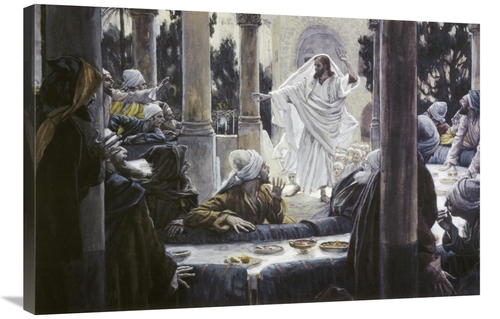 Global Gallery GCS-282892-36-142 36 in. Christ Reproving the Pharisees