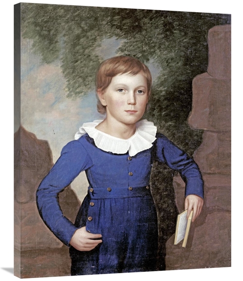 Global Gallery GCS-267634-36-142 36 in. Portrait of a Boy Art Print - 