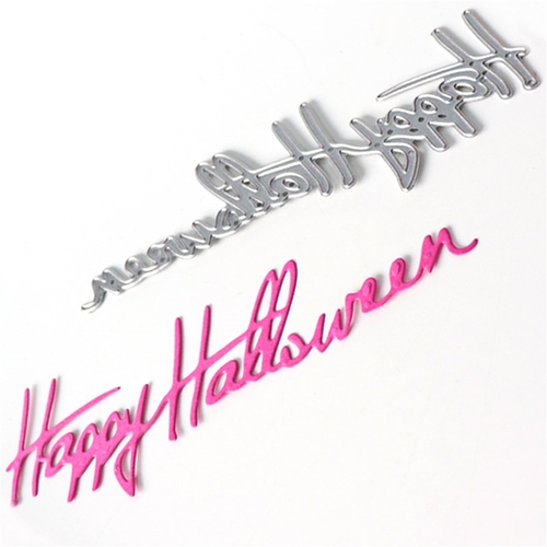 Happy Halloween Metal Cutting Dies Stencil