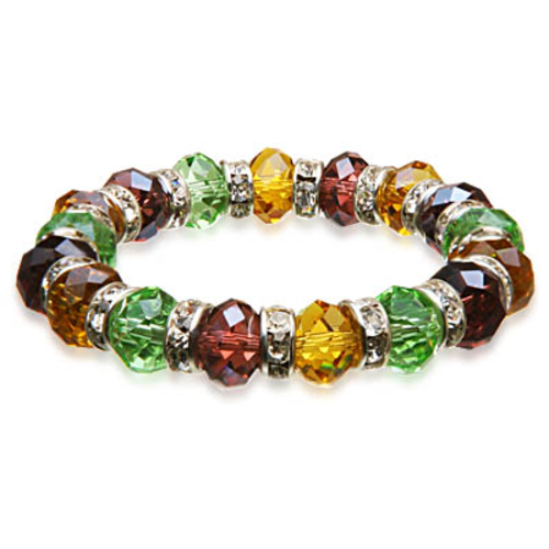 Alexander Kalifano BLUE-BGG-04 Gorgeous Glass Bracelet - Multi-Colored