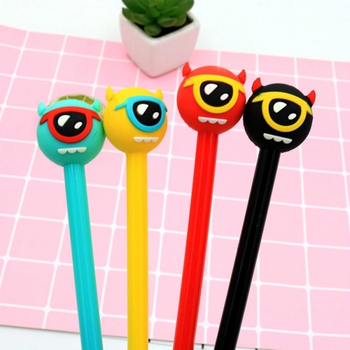 4pcs/lot Creative big eye Monster gel pen 0.5mm