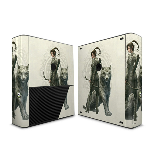 DecalGirl MXBE-ELFGIRL Microsoft Xbox 360 E Skin - Half Elf Girl