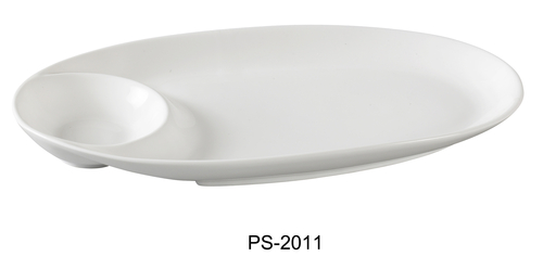 Yanco PS-2011  Oval Compartment Plate