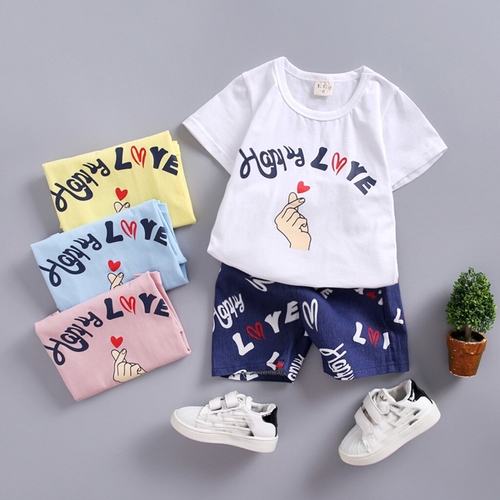 summer Kawaii Kids Baby Girl Boy Love