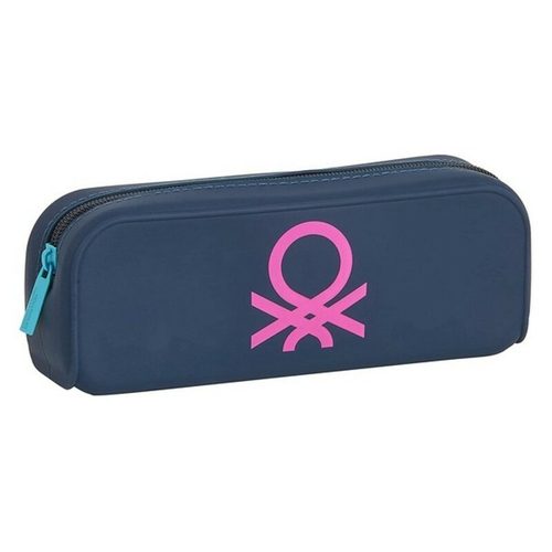 Holdall Benetton Dot Com Multicolour Navy Blue (18.5 x 7.5 x 5.5 cm)