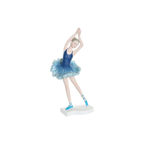 Decorative Figure DKD Home Decor Blue Romantic Ballet Dancer 11 x 6 x