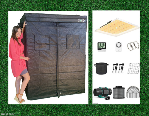 5'x5' Hydroponics Grow Tent Kit - 20 Plant