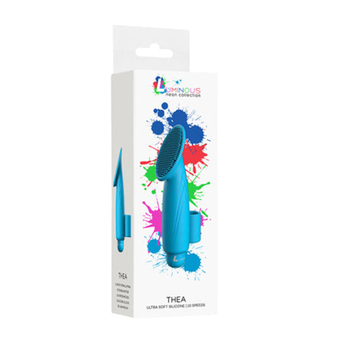 Luminous Thea 10-Speed Bullet Vibrator With Textured Silicone Finger