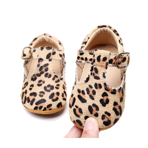 hot sale new Genuine Leather Baby shoes Leopard