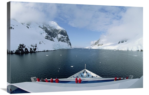 Global Gallery GCS-452376-2436-142 24 x 36 in. Ship with Tourists in L