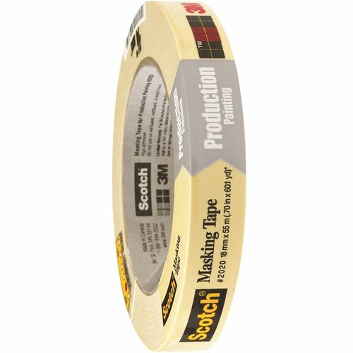 Scotch T9342020 0.75 in. x 60 yards 2020 Masking Tape, Natural - C