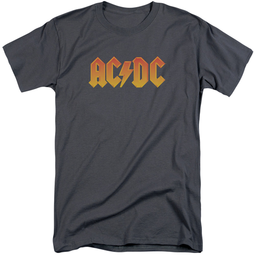 Trevco ACDC118-ATT-5 ACDC Logo-S by S Adult Tall Short Sleeve Shirt&#4