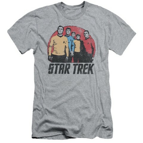Trevco Star Trek-Landing Party - Short Sleeve Adult 30-1 Tee - Athleti
