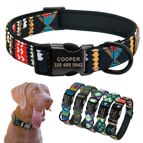 Personalized Dog Collar Custom Puppy Pet Collar