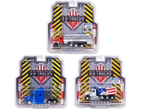 \S.D. Trucks\ 3 piece Set Series 11 1/64 Diecast Models by Greenlight
