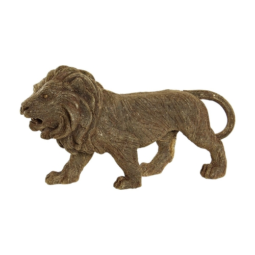 Decorative Figure DKD Home Decor Golden Colonial Lion 30 x 9,4 x 16,7