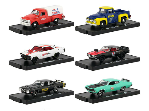 Drivers 6 Cars Set Release 56 in Blister Packs 1/64 Diecast Model Cars