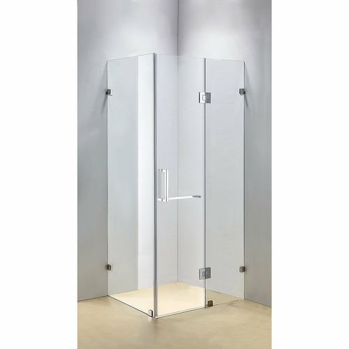 120 x 70cm Frameless 10mm Glass Shower Screen By Della Francesca