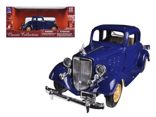 1933 Chevrolet 2 Passenger 5 Window Coupe Blue 1/32 Diecast Model Car