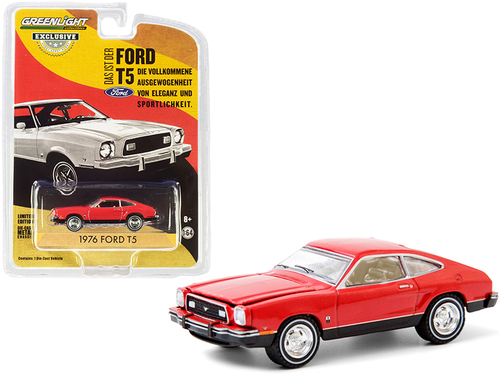 1976 Ford T5 Vermilion Red with Black Bottom \Hobby Exclusive\" 1/64