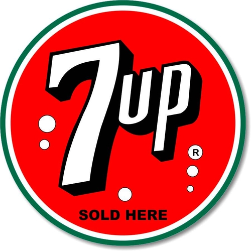 3 Inch Cloth Patch 7-Up-Soda-Pop