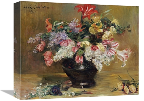 Global Gallery GCS-266098-16-142 16 in. Amaryllis, Lilac & Tulips 