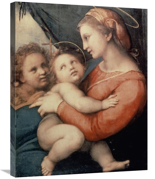 Global Gallery GCS-279522-30-142 30 in. Madonna in the Tent Art Print 