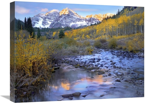 Global Gallery GCS-396284-1824-142 18 x 24 in. Maroon Bells & Maroon C