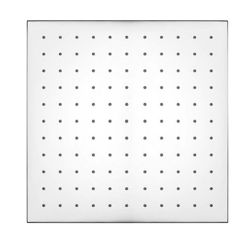 Square Chrome Rainfall Shower Head Solid Brass And Stainless Steel