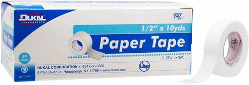 Dukal Pack of 288 Medical Tapes. Microporous Paper Tape 1/2" x 10 yds.
