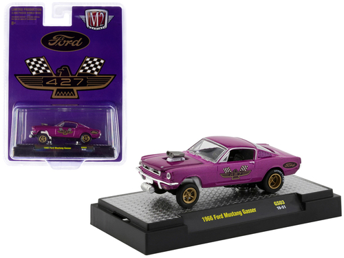 1966 Ford Mustang Gasser Purple Metallic with Gold Wheels \427\"