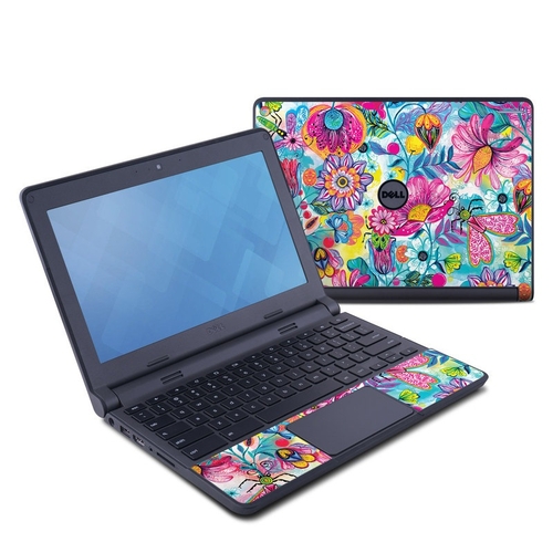DecalGirl DC11-NATGARD Dell Chromebook 11 Skin - Natural Garden