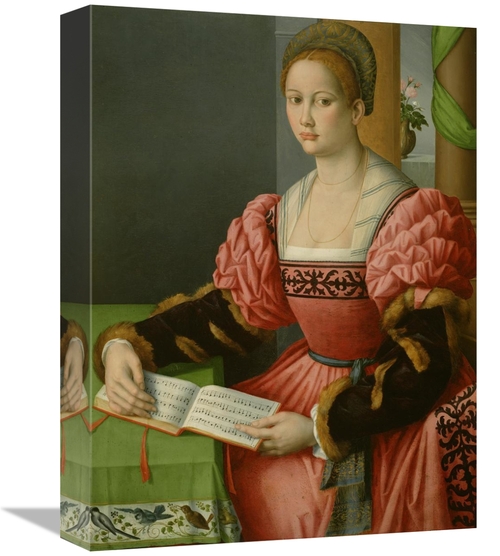 Global Gallery GCS-455040-1216-142 12 x 16 in. Portrait of a Woman wit